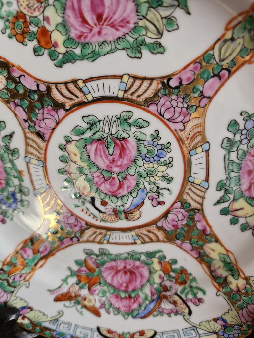 Assiette chinoise peinte à la main