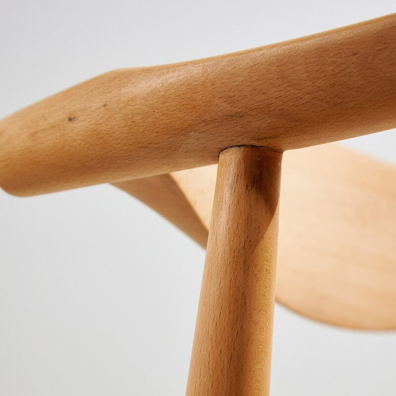 Image 1 of Ensemble de 4 fauteuils en chêne CH35 de Hans J. Wegner pour Carl Hansen et Fils, 1960