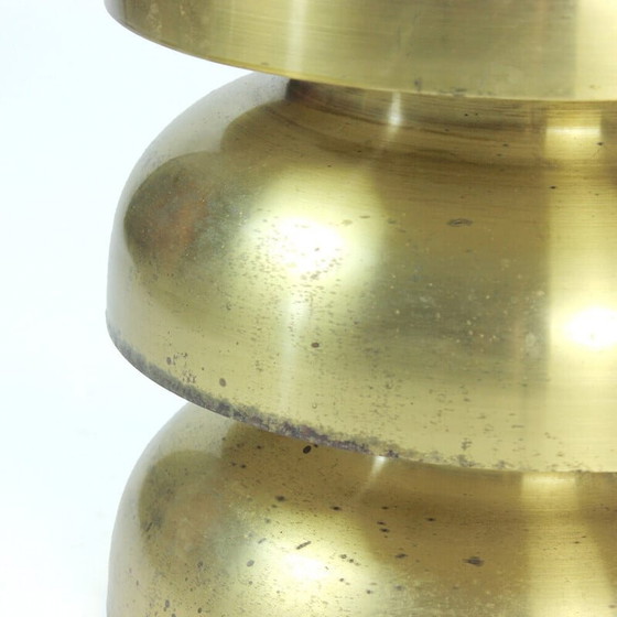Image 1 of Lampe suspendue vintage en laiton, Tchécoslovaquie, années 1960