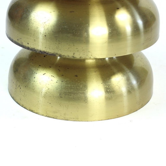Image 1 of Lampe suspendue vintage en laiton, Tchécoslovaquie, années 1960