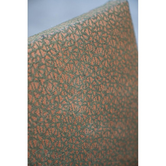 Image 1 of Paire de fauteuils vintage en bois de chêne et tissu, Tchécoslovaquie 1970