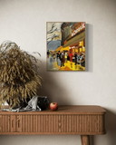 Monterrubio - Huile sur toile impressionniste unique