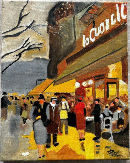 Monterrubio - Huile sur toile impressionniste unique