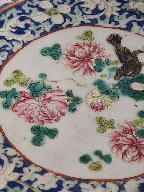 Image 1 of Bol à roses en porcelaine de Chine