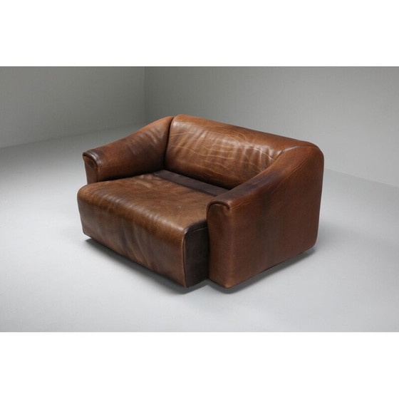 Image 1 of Canapé vintage en cuir marron DS 47 par De Sede, 1970