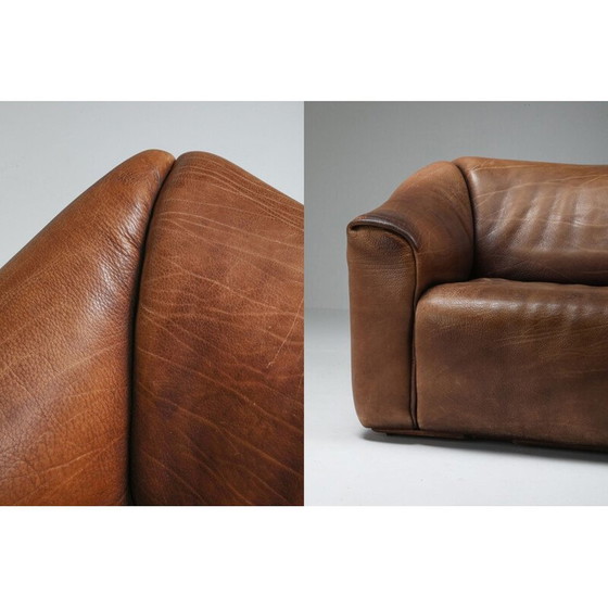 Image 1 of Canapé vintage en cuir marron DS 47 par De Sede, 1970