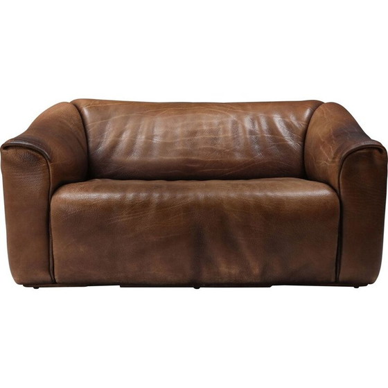 Image 1 of Canapé vintage en cuir marron DS 47 par De Sede, 1970