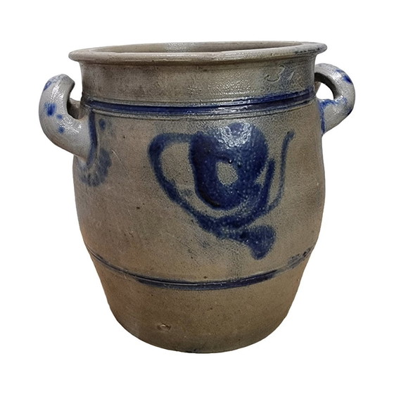 Image 1 of Ancien pot en grès de Cologne, 1ère moitié du 19ème siècle