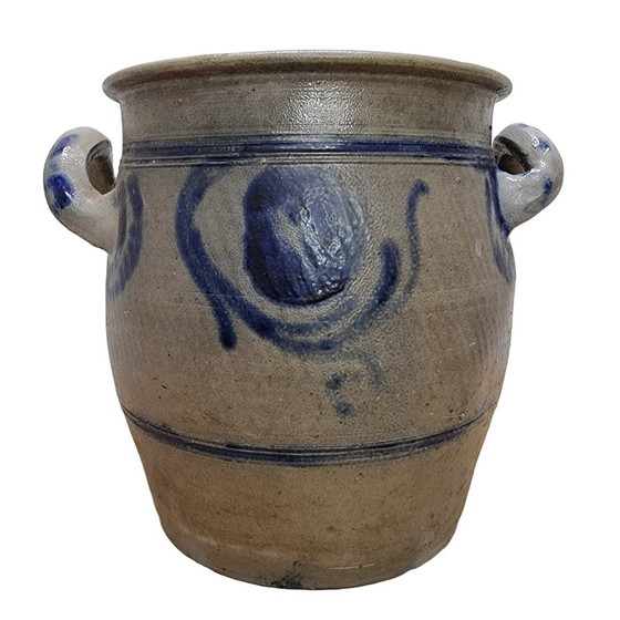 Image 1 of Ancien pot en grès de Cologne, 1ère moitié du 19ème siècle