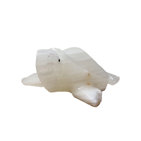 Image 1 of Tortue vintage en marbre onyx