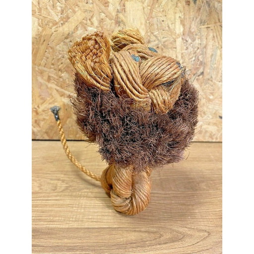 Sculpture vintage d'animaux en corde par Kay Bojesen, 1960
