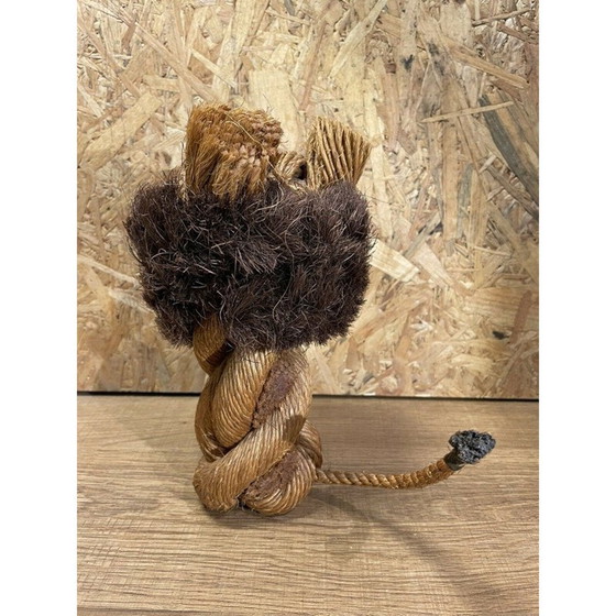 Image 1 of Sculpture vintage d'animaux en corde par Kay Bojesen, 1960