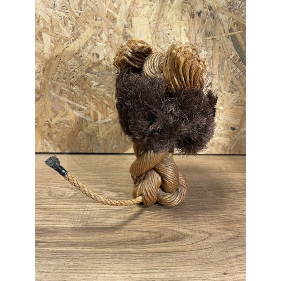 Image 1 of Sculpture vintage d'animaux en corde par Kay Bojesen, 1960