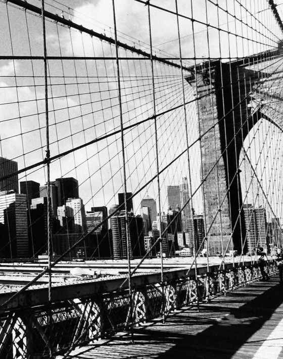 Image 1 of Michel Pinel 1949-2022 Sublime Photo Art New York Pont De Brooklyn 