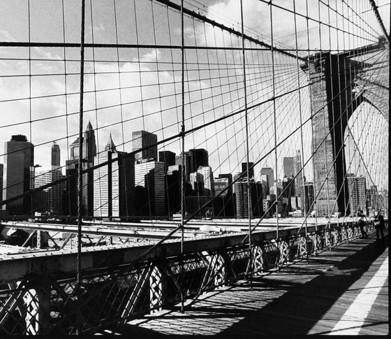 Image 1 of Michel Pinel 1949-2022 Sublime Photo Art New York Pont De Brooklyn 