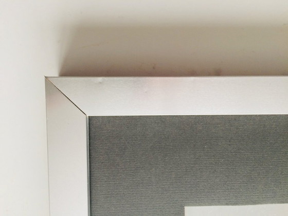 Image 1 of 80S Op Art Kinetic Print Barbara Lüdinghausen Vintage