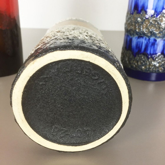 Image 1 of Ensemble de 5 vases en porcelaine vintage de Scheurich, Allemagne 1970