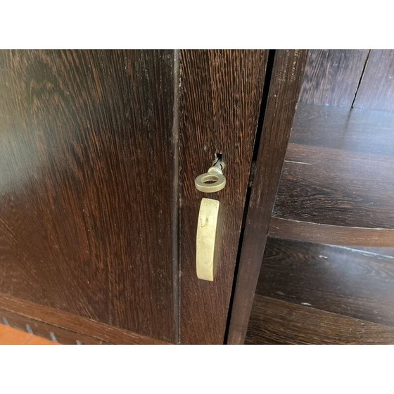 Image 1 of Lit Vintage Art Deco en bois de palmier, 1930