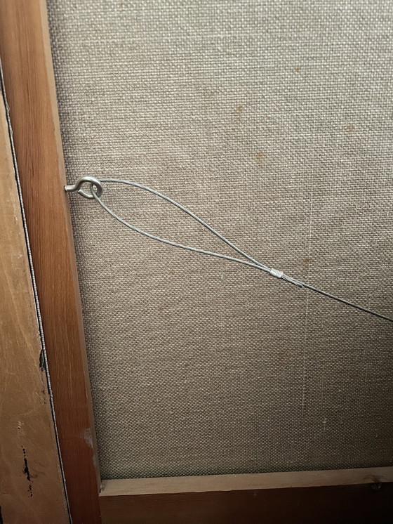 Image 1 of Tournesol sur tissu Peinture à l'huile