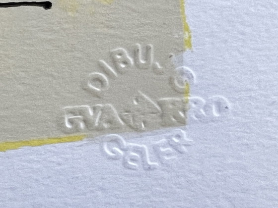 Image 1 of Wifredo Lam, Cuba, sérigraphie de l'atelier René Portocarrero, certifiée en 2002.