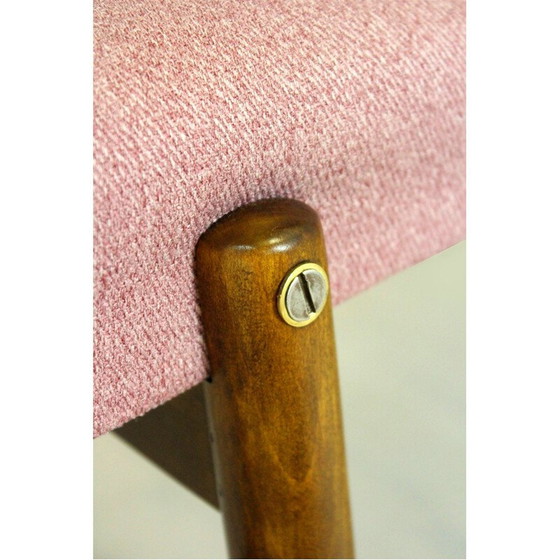 Image 1 of Ensemble de 4 chaises vintage en bois de hêtre par Zamojskie Fabryki Mebli, Pologne années 1960