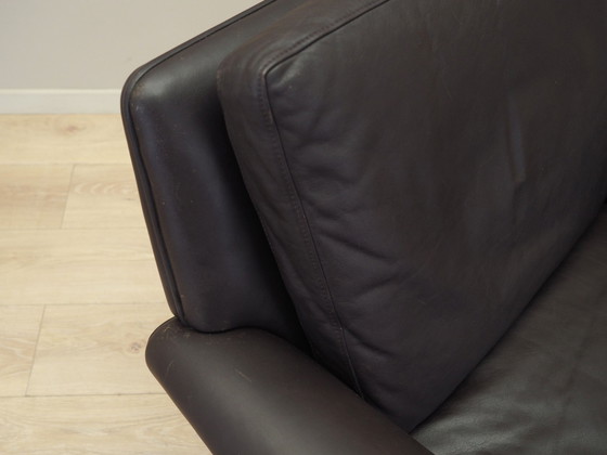Image 1 of Fauteuil en cuir marron, Design danois, 1960S, Designer : Aage Christiansen, Manufacture : Erhardsen & Andersen