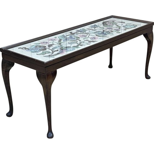 Table basse vintage en acajou, 1930