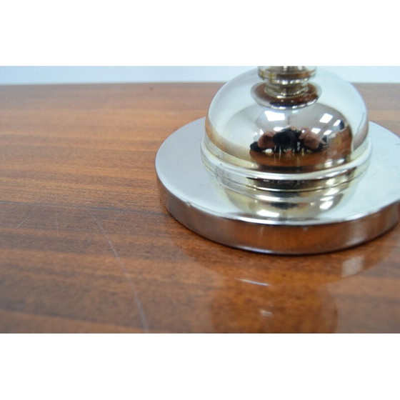 Image 1 of Lampe de table en verre et métal du milieu du siècle, Tchécoslovaquie années 1960