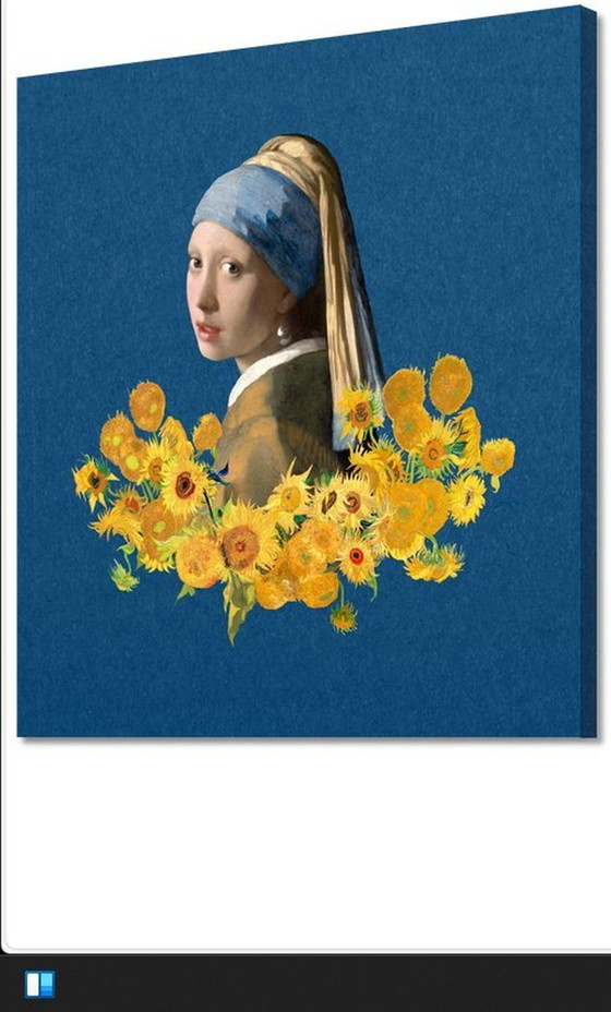 Image 1 of Johannes Vermeer - La dame à l'oreille de perle (Remix)