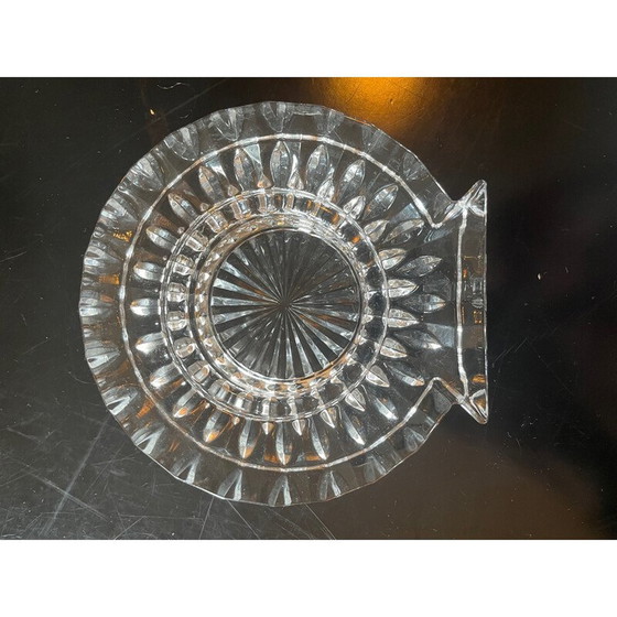 Image 1 of Cendrier vintage en cristal ciselé, 1970