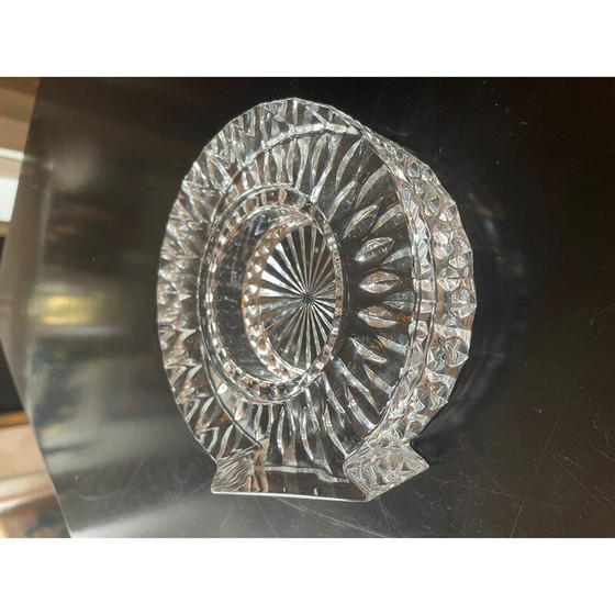 Image 1 of Cendrier vintage en cristal ciselé, 1970