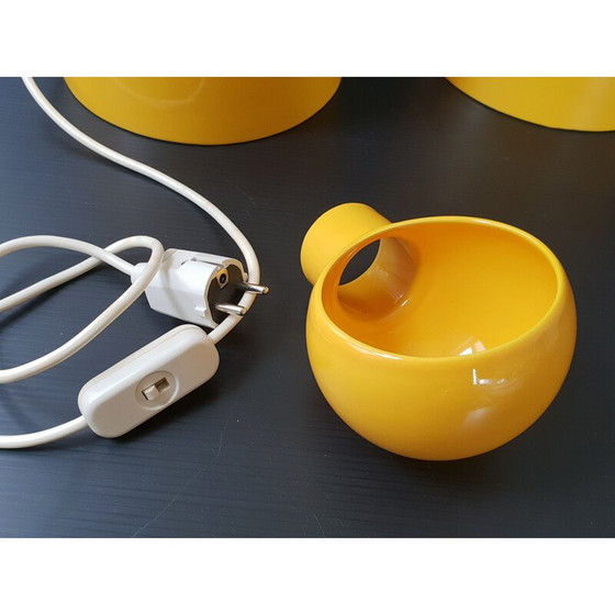 Image 1 of Paire de lampes vintage SC3 par Marcello Cuneo pour Gabbianelli, 1960
