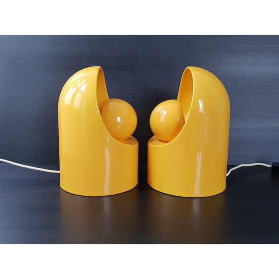 Image 1 of Paire de lampes vintage SC3 par Marcello Cuneo pour Gabbianelli, 1960
