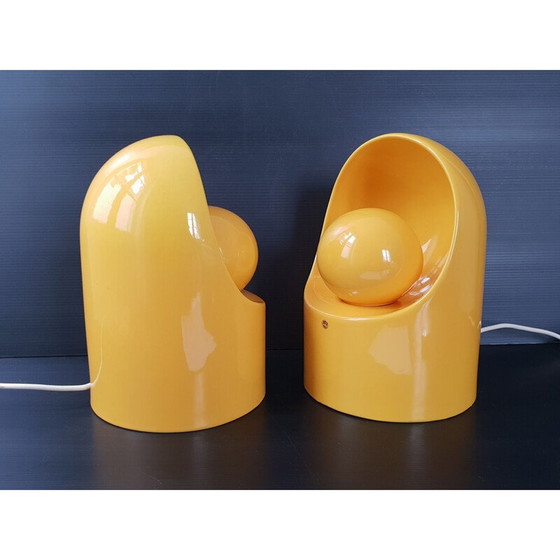Image 1 of Paire de lampes vintage SC3 par Marcello Cuneo pour Gabbianelli, 1960