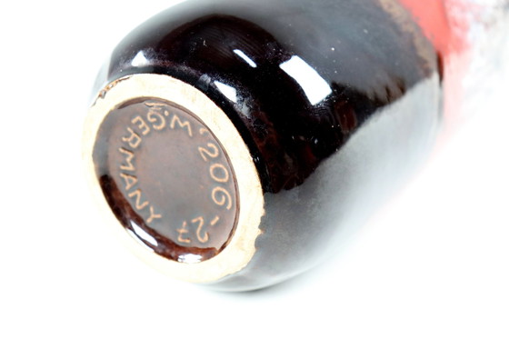 Image 1 of Allemagne de l'Ouest Vase Scheurich 206-27 Vintage