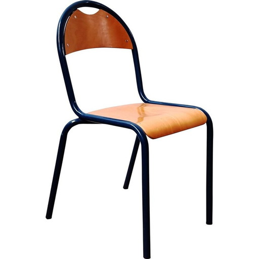 Chaise en métal vintage