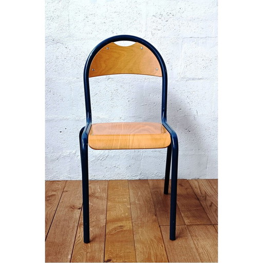 Chaise en métal vintage