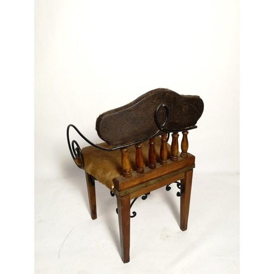 Image 1 of Fauteuil en cuir vintage, 1970