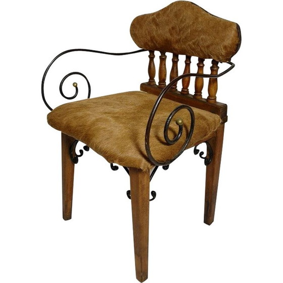 Image 1 of Fauteuil en cuir vintage, 1970