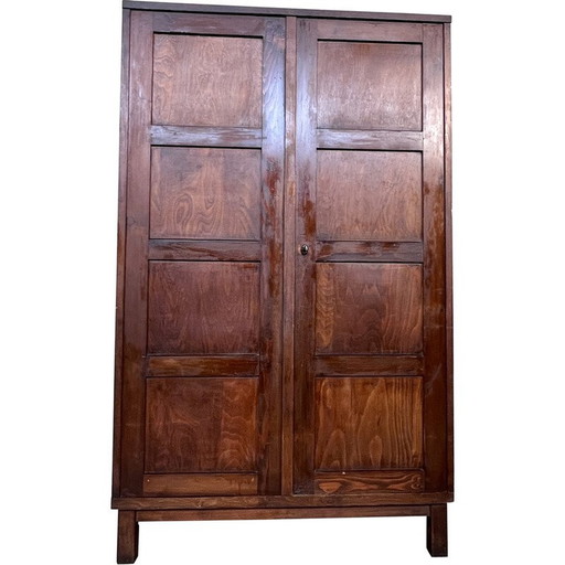 Armoire vintage en bois de chêne, 1950