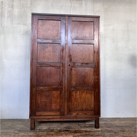 Image 1 of Armoire vintage en bois de chêne, 1950