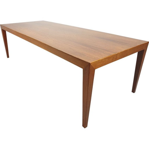 Table basse vintage en teck par Severin Hansen pour Bovenkamp, Danemark 1960.
