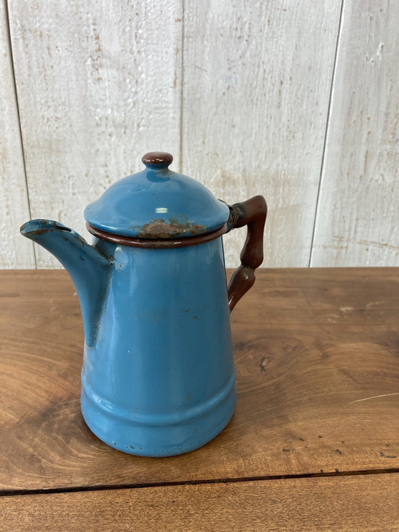 Image 1 of Cafetière Émaillée Vintage