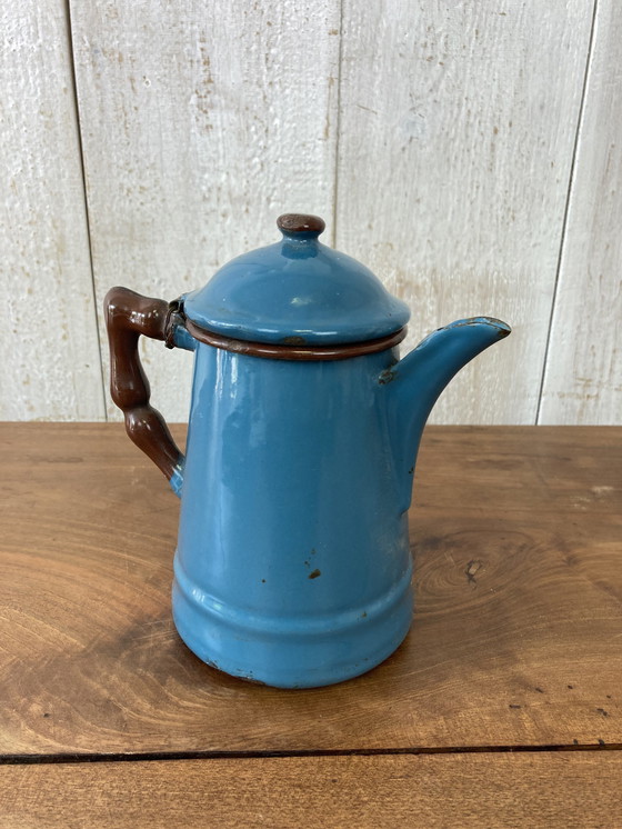 Image 1 of Cafetière Émaillée Vintage