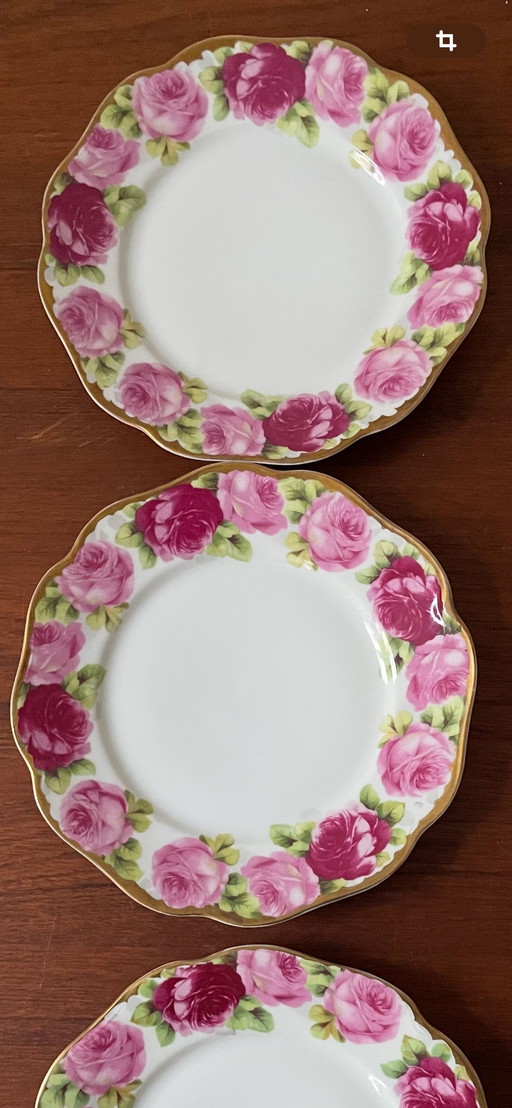 Rosenthal Chrysanthème Cécile 3 assiettes