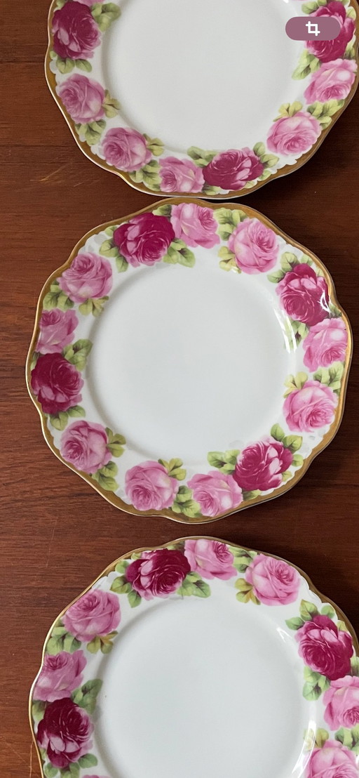 Rosenthal Chrysanthème Cécile 3 assiettes