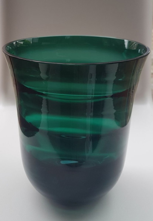 Vase vert d'Erich Jachmann pour Wmf, 1960S