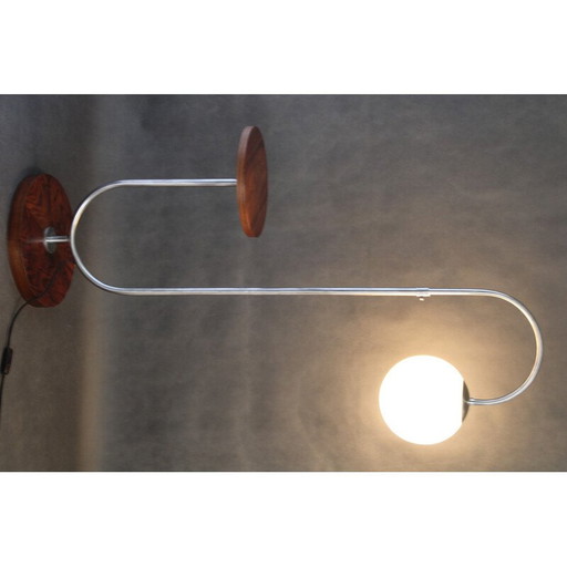 Lampadaire vintage Bauhaus, Tchécoslovaquie 1930