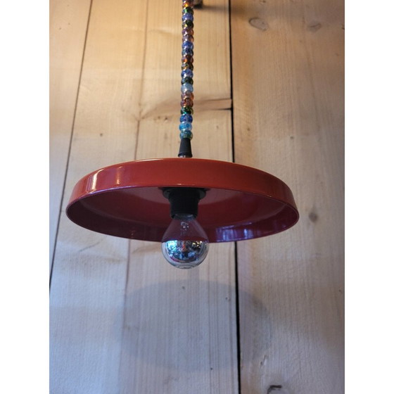 Image 1 of Lampe suspendue boule vintage "Luxo"