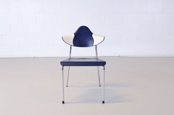 Image 1 of 2x Drabert Parlando chair blue